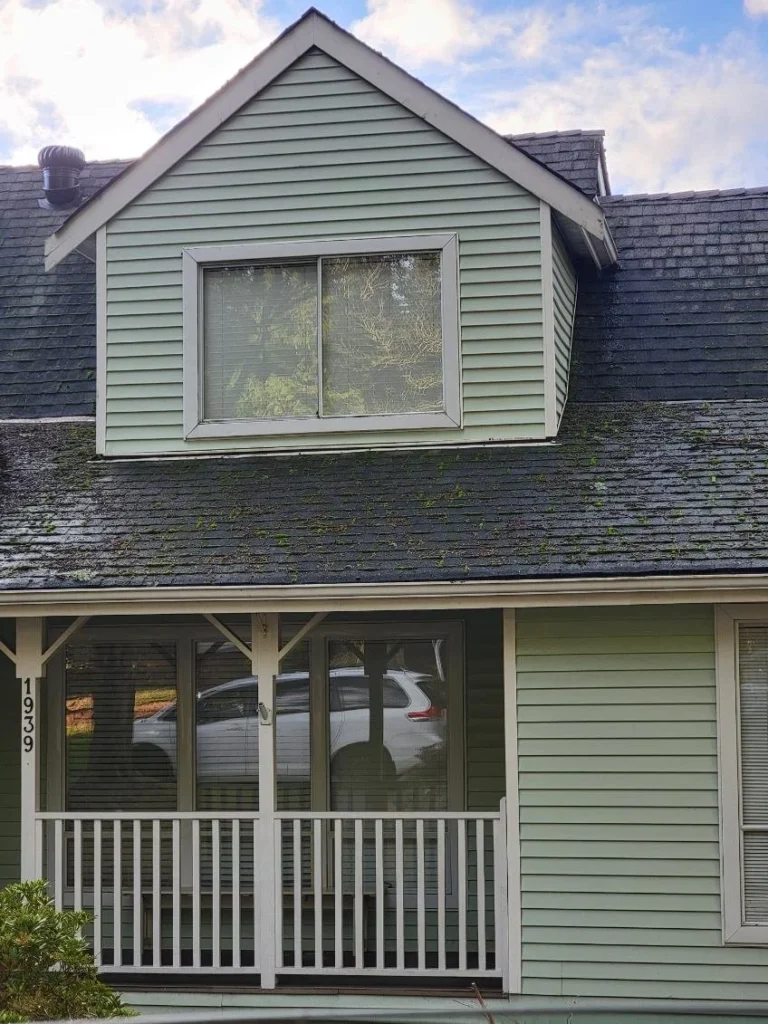 Deck, railing and awning